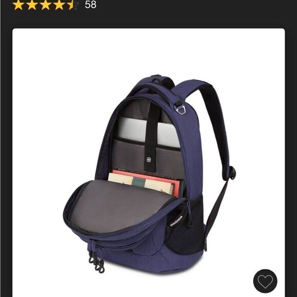 New With Tags Swissgear Navy 18" Laptop backpack - Picture 8 of 12